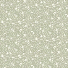 Kép 1/5 - Boras Apró virágos zöld vlies tapéta Myrten Green 53 cm X 10 m