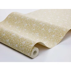 Kép 4/4 - Boras Apró virágos sárga vlies tapéta Myrten Yellow 53 cm X 10 m