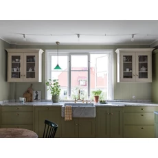 Kép 4/5 - Boras Keskeny csíkos zöld vlies tapéta Mölle Stripe Green 53 cm X 10 m