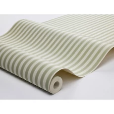 Kép 5/5 - Boras Keskeny csíkos zöld vlies tapéta Mölle Stripe Green 53 cm X 10 m