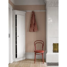 Kép 2/4 - Boras Keskeny csíkos piros vlies tapéta Mölle Stripe Red 53 cm X 10 m