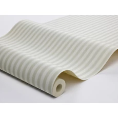 Kép 4/4 - Boras Keskeny csíkos zöld vlies tapéta Mölle Stripe Green 53 cm X 10 m