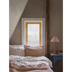 Kép 4/5 - Boras Apró csillagos skandináv barna vlies tapéta Skogsstjärna Brown 53 cm X 10 m