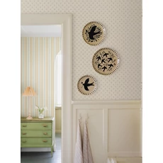 Kép 5/6 - Boras Apró csillagos skandináv bézs vlies tapéta Skogsstjärna Beige 53 cm X 10 m