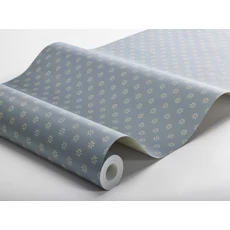 Kép 4/4 - Boras Apró csillagos skandináv kék vlies tapéta Skogsstjärna Blue 53 cm X 10 m