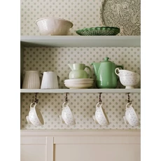 Kép 8/12 - Boras Apró csillagos skandináv zöld vlies tapéta Skogsstjärna Green 53 cm X 10 m