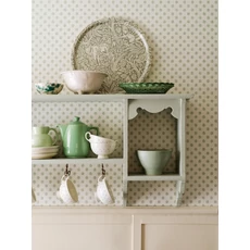 Kép 9/12 - Boras Apró csillagos skandináv zöld vlies tapéta Skogsstjärna Green 53 cm X 10 m