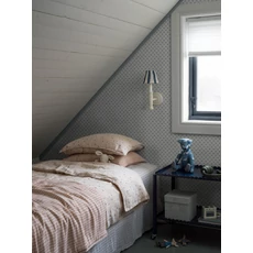 Kép 1/6 - Boras Apró csillagos skandináv kék vlies tapéta Skogsstjärna Blue 53 cm X 10 m