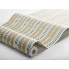 Kép 9/9 - Boras Romantikus csíkos sárga vlies tapéta Hedda Yellow 53 cm X 10 m