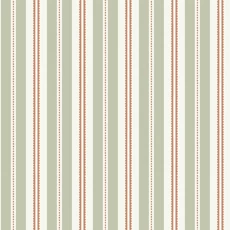 Kép 1/6 - Boras Romantikus csíkos zöld vlies tapéta Hedda Green 53 cm X 10 m