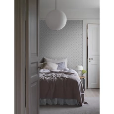 Kép 3/5 - Boras Klasszikus skandináv kék vlies tapéta Idun Blue 53 cm X 10 m