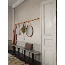 Kép 2/4 - Boras Romantikus virág mintás bézs vlies tapéta Tuva Beige 53 cm X 10 m