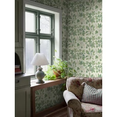 Kép 4/5 - Boras Modern levélmintás zöld vlies tapéta Arboretum Green 53 cm X 10 m