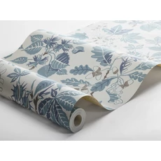 Kép 5/5 - Boras Modern levélmintás kék vlies tapéta Arboretum Blue 53 cm X 10 m