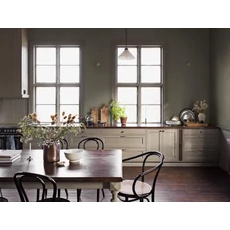 Kép 1/8 - Boras Oliva zöld vlies tapéta Canvas Olive Green 53 cm X 10 m