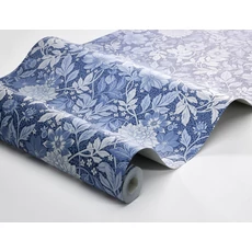 Kép 4/4 - Boras Dália mintás kék vlies tapéta Dahlia Garden Blue 53 cm X 10 m