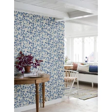 Kép 3/4 - Boras Mediterrán citromos kék vlies tapéta Citronträd Blue 53 cm X 10 m