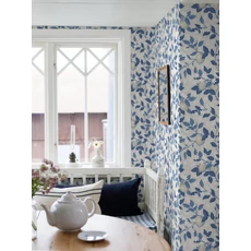 Kép 4/4 - Boras Mediterrán citromos kék vlies tapéta Citronträd Blue 53 cm X 10 m