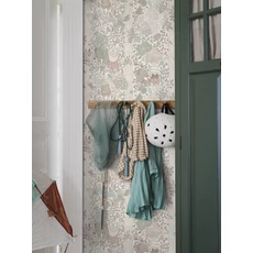 Kép 7/11 - Boras Mókus mintás bézs vlies gyerek tapéta Charlie Multi 53 cm X 10 m