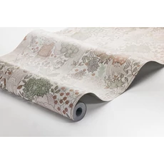 Kép 11/11 - Boras Mókus mintás bézs vlies gyerek tapéta Charlie Multi 53 cm X 10 m