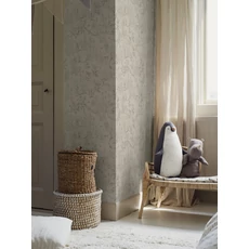 Kép 2/3 - Boras Erdei állatos bézs vlies gyerek tapéta Forest Friends Beige 53 cm X 10 m