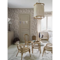 Kép 2/3 - Boras Erdő állatai bézs vlies tapéta Magic Forest Beige 53 cm X 10 m