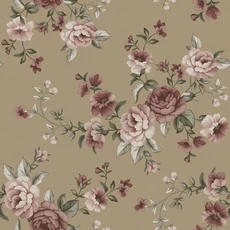Kép 1/4 - Boras Vintage rózsás barna vlies tapéta Nomi Brown 53 cm X 10 m