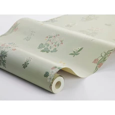 Kép 4/4 - Boras Vintage virágos zöld vlies tapéta Ängsflora Green 53 cm X 10 m