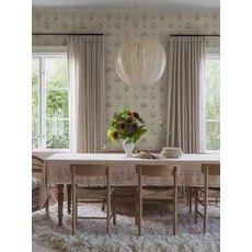 Kép 5/10 - Boras Vintage virágos bézs vlies tapéta Ängsflora Beige 53 cm X 10 m