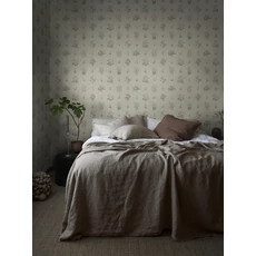 Kép 10/10 - Boras Vintage virágos bézs vlies tapéta Ängsflora Beige 53 cm X 10 m
