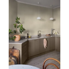 Kép 3/9 - Boras Apró virágos csíkos sárga vlies tapéta Lilla Lyckan Yellow 53 cm X 10 m