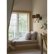 Kép 5/9 - Boras Apró virágos csíkos sárga vlies tapéta Lilla Lyckan Yellow 53 cm X 10 m