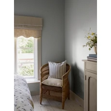 Kép 2/4 - Boras Apró virágos csíkos kék vlies tapéta Lilla Lyckan Blue 53 cm X 10 m