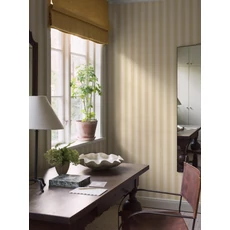 Kép 3/4 - Boras Csíkos klasszikus sárga vlies tapéta Gunnebo Yellow 53 cm X 10 m