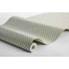 Kép 3/3 - Boras Geometriai mintás zöld vlies tapéta finom arany fénnyel Selma Green 53 cm X 10 m