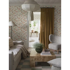 Kép 3/8 - Boras Tulipános rózsaszín vlies tapéta La Belle Epoque Multi 53 cm X 10 m