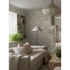 Kép 4/8 - Boras Tulipános rózsaszín vlies tapéta La Belle Epoque Multi 53 cm X 10 m