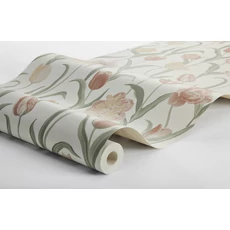 Kép 8/8 - Boras Tulipános rózsaszín vlies tapéta La Belle Epoque Multi 53 cm X 10 m