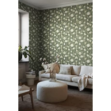 Kép 4/7 - Boras Tulipános zöld vlies tapéta La Belle Epoque Green 53 cm X 10 m