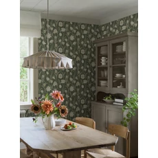 Kép 5/7 - Boras Tulipános zöld vlies tapéta La Belle Epoque Green 53 cm X 10 m