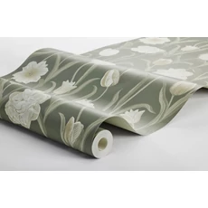 Kép 7/7 - Boras Tulipános zöld vlies tapéta La Belle Epoque Green 53 cm X 10 m