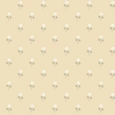 Kép 1/6 - Boras Romantikus apró virág mintás sárga vlies tapéta Anemone Yellow 53 cm X 10 m