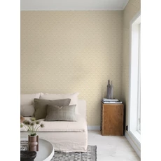 Kép 4/6 - Boras Romantikus apró virág mintás sárga vlies tapéta Anemone Yellow 53 cm X 10 m