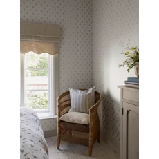 Kép 2/3 - Boras Romantikus apró virág mintás halvány rózsaszín vlies tapéta Anemone Pink 53 cm X 10 m