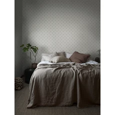 Kép 2/9 - Boras Romantikus apró virág mintás kék-fehér vlies tapéta Anemone Blue 53 cm X 10 m