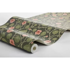 Kép 4/4 - Boras Virágindás zöld vlies tapéta Krasse Green 53 cm X 10 m