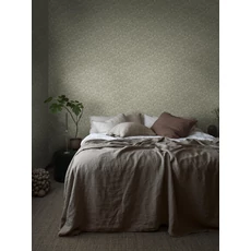 Kép 2/7 - Boras Skandináv levél mintás bézs vlies tapéta Klöver Beige 53 cm X 10 m