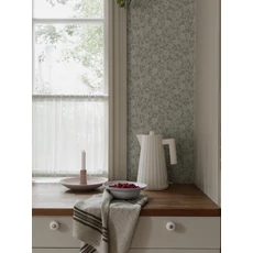 Kép 6/7 - Boras Skandináv levél mintás bézs vlies tapéta Klöver Beige 53 cm X 10 m