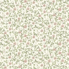 Kép 2/9 - Boras Skandináv levél mintás rózsaszín vlies tapéta Klöver Pink 53 cm X 10 m