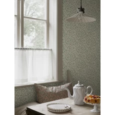 Kép 1/9 - Boras Skandináv levél mintás rózsaszín vlies tapéta Klöver Pink 53 cm X 10 m